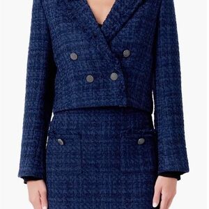 NWT Sm Endless Rose Boucle Tweed Blazer and Skirt Set